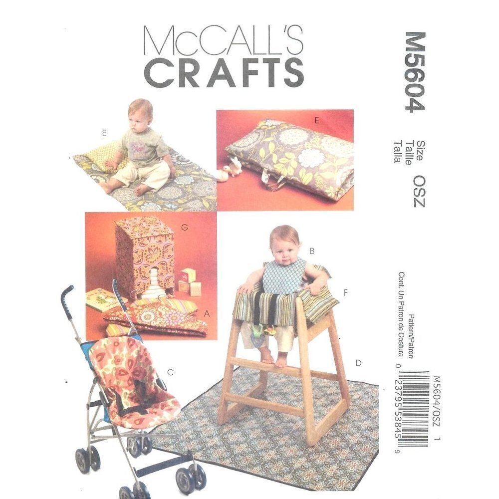 McCalls Sewing Pattern 5604 Baby Toddler Covers‎ Mats